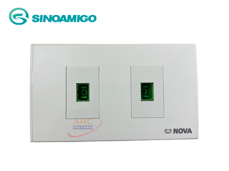 Nhân/ hạt ổ cắm mạng quang chuẩn SC/APC Novalink NV-12016A chính hãng