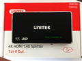 Bộ chia HDMI 1 ra 4 Unitek V1109A hỗ trợ 2K, 4K
