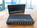 Bộ chuyển đổi quang điện 1 cổng quang ra 8 cổng LAN Gigabit 10/100/1000Mbps
