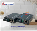 Bộ chuyển đổi quang điện 1 ra 2 cổng LAN Gigabit GNETCOM | GNC-2111S/ GNC-2112S