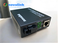 Bộ chuyển đổi quang điện 1 sợi tốc độ 1Gb Novalink NV-43101B-SM-25, chuẩn SC single mode 25km