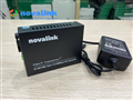 Bộ chuyển đổi quang điện 1 sợi tốc độ 1Gb Novalink NV-43101B-SM-25, chuẩn SC single mode 25km