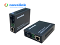 Bộ chuyển đổi quang điện 1 sợi tốc độ 1Gb Novalink NV-43101B-SM-25, chuẩn SC single mode 25km