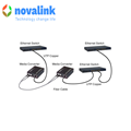 Bộ chuyển đổi quang điện 2 sợi 1Gb SC single mode 25km Novalink NV-43102D-SM-25