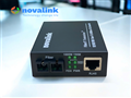 Bộ chuyển đổi quang điện 2 sợi 1Gb SC single mode 25km Novalink NV-43102D-SM-25