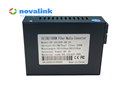 Bộ chuyển đổi quang điện 2 sợi 1Gb SC single mode 25km Novalink NV-43102D-SM-25