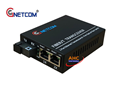 Bộ chuyển đổi quang điện Gnetcom GNC-2112S-20A/B - 2 cổng RJ45 Gigabit