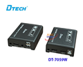 Bộ kéo dài HDMI qua cáp quang 20KM - Full HD, có USB KVM | Dtech DT-7059W