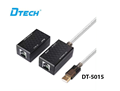Bộ kéo dài USB 60m qua cáp mạng LAN cho máy in, webcam - Dtech DT-5015