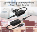 Bộ mở rộng USB 60m qua cáp mạng LAN Cat5/Cat6 Unitek Y-UE01001