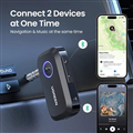 Bộ thu Bluetooth 5.3 ô tô Ugreen 90748 | Thiết bị nhận âm thanh AUX, gọi rảnh tay cho xe hơi