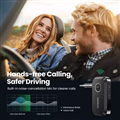 Bộ thu Bluetooth 5.3 ô tô Ugreen 90748 | Thiết bị nhận âm thanh AUX, gọi rảnh tay cho xe hơi