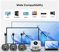Bộ truyền HDMI không dây 2 màn hình Full HD 1080P 50m UNITEK V1711ABK01