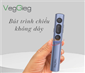 Bút trình chiếu không dây laser đỏ Veggieg V-LP002 - Thiết bị thuyết trình chuyên nghiệp