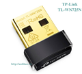 Cạc thu mạng không dây TPLink 725N tốc đố 150MB đầu thu nano