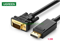 Cáp chuyển Displayport to VGA dài 1.5M ugreen 10247 chính hãng