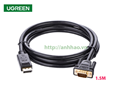 Cáp chuyển Displayport to VGA dài 1.5M ugreen 10247 chính hãng