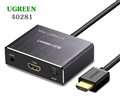 Cáp chuyển đổi HDMI ra HDMI + Cổng Quang SPDIF 5.1 + Audio 3.5mm Ugreen 40281 chính hãng