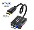 Cáp Chuyển Đổi HDMI Sang VGA 1080P MT-Viki MT-M02