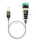 Cáp chuyển đổi USB sang RS-485/RS-422 DTECH DT-5119