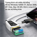 Cáp chuyển đổi USB sang RS422 RS485 chip FTDI Dtech DT-5019