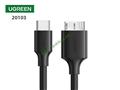 Cáp chuyển đổi USB type-C sang Micro USB 3.0 dài 1M Ugreen 20103 chính hãng