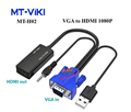 Cáp Chuyển Đổi VGA Sang HDMI 1080P MT-Viki MT-H02