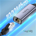 Cáp chuyển USB-C to Lan 10/100/100 Veggieg V-K308