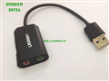 Cáp chuyển USb to Sound Ugreen 30724 chính hãng