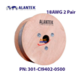 Cáp điều khiển Alantek 18AWG 2 Pair PN: 301-CI9402-0500