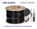 Cáp đồng trục RG11 có dầu chống thấm Alantek 301-RG110F-SSBK-2223 | Chống nhiễu vượt trội, độ bền cao