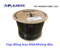 Cáp đồng trục RG6 Alantek không dầu PN: 301-RG0600-SSBK-1223 chính hãng