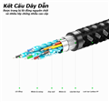 Cáp HDMI 2.0 Carbon 4k@60MHz Ugreen 50106 chính hãng