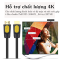 Cáp HDMI 2.0 dài 1.5M, hỗ trợ độ phân giải 4K,3D@60Hz V-H203 VEGGIEG chính hãng