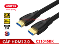 Cáp HDMI 2.0 dài 15M C11045BK  unitek chính hãng. Độ phân giải 4K/3D @60Hz