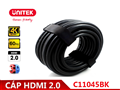 Cáp HDMI 2.0 dài 15M C11045BK  unitek chính hãng. Độ phân giải 4K/3D @60Hz