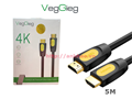 Cáp HDMI 2.0, độ phân giải 4K,3D@60Hz dài 5M V-H207 VEGGIEG