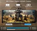 Cáp HDMI 2.1 sợi quang 30m Novalink NV-33014A | Truyền 8K 60Hz xa không nhiễu, kết nối siêu ổn định