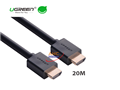 Cáp HDMI 20M ugreen 10112 chất lượng cao hỗ trợ HD 4k*2K