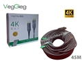 Cáp HDMI 4K, 2.0 sợi quang dài 45M V-H715 VegGieg