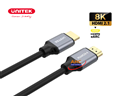 Cáp HDMI 8K dài 1.5m Unitek C138W - Hỗ trợ độ phân giải 8K/60Hz, HDR10+