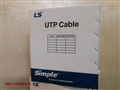 Cáp mạng LS Vina UTP Cat6 4 pair (UTP-G-C6G-E1VN-X. 05X004P/BL)