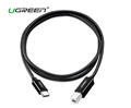 Cáp máy in USB-C to USB-B dài 1m Ugreen 80811 (màu đen)