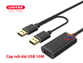 Cáp nối dài USB 10M Unitek Y-278 có IC khuếch đại