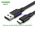 Cáp USB 2.0 sang USB type C dài 1.5M Ugreen 60117 chính hãng