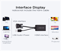 Cáp VGA sang HDMI + Audio Ugreen 60814 chính hãng