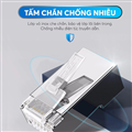 Đầu bấm mạng, hạt mạng RJ45 Cat6 bọc sắt chống nhiễu - Ugreen 50248 (hộp 100 hạt)