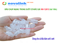 Đầu chụp mạng có móc gài trong suốt Nova NV-12013 dùng cho đầu bấm cat6 (túi 100c)