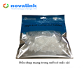 Đầu chụp mạng có móc gài trong suốt Nova NV-12013 dùng cho đầu bấm cat6 (túi 100c)