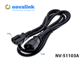 Dây nguồn C14 C15 1.5m 10A 3x1.5mm - Novalink NV-51103A